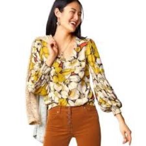 CAbi Sequel Floral Blouse, XL
